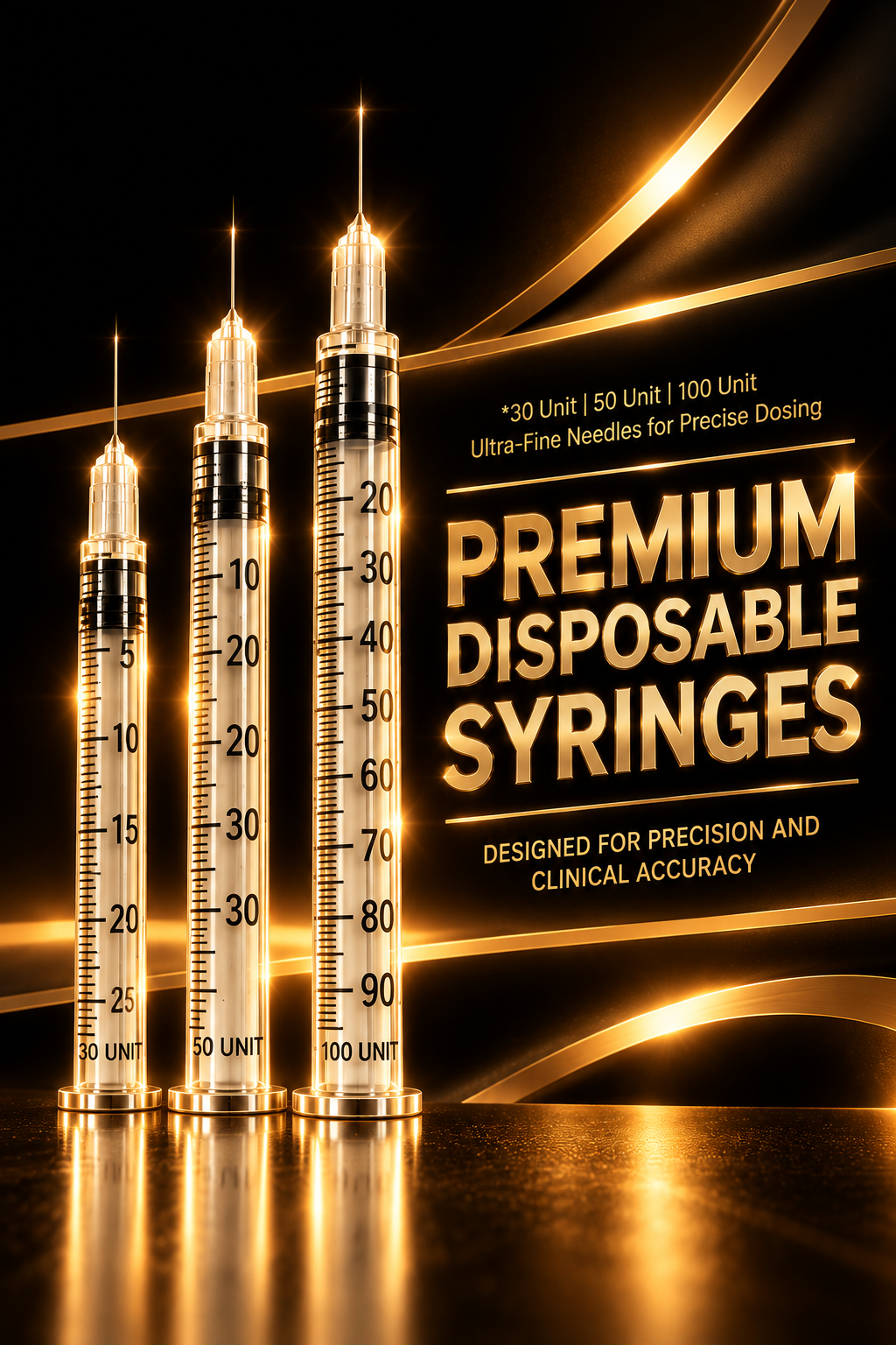 Disposable Syringes 100pcs